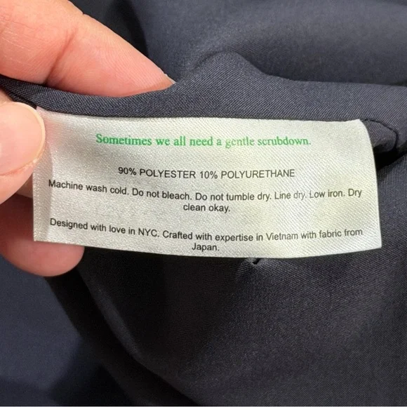 M.M. LaFleur NWT Size 10 Charcoal Maaza 2.0 Sheath Dress Origami Suiting Career - Picture 6 of 7